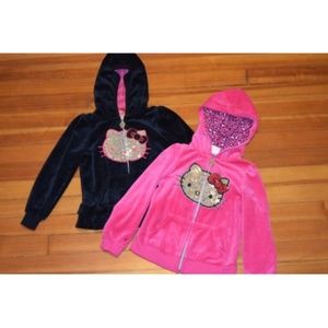 HELLO KITTY Kids Hoodie LOT OF 2